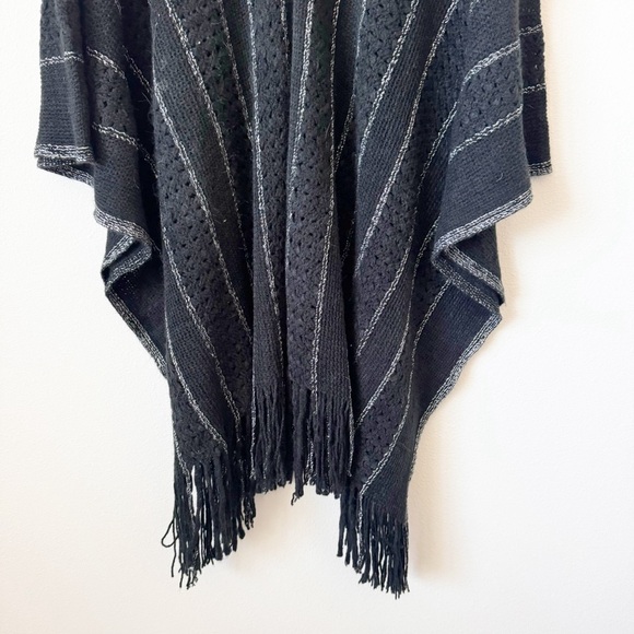 BCBG MaxAzria Black Poncho Sweater - Picture 12 of 12